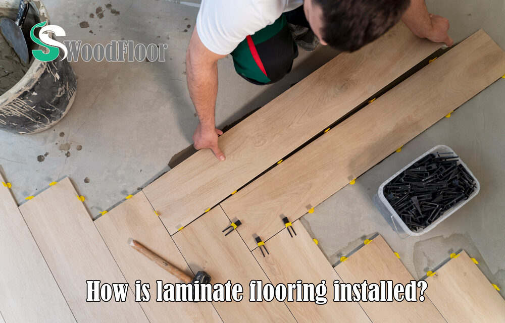How is laminate flooring installed?
